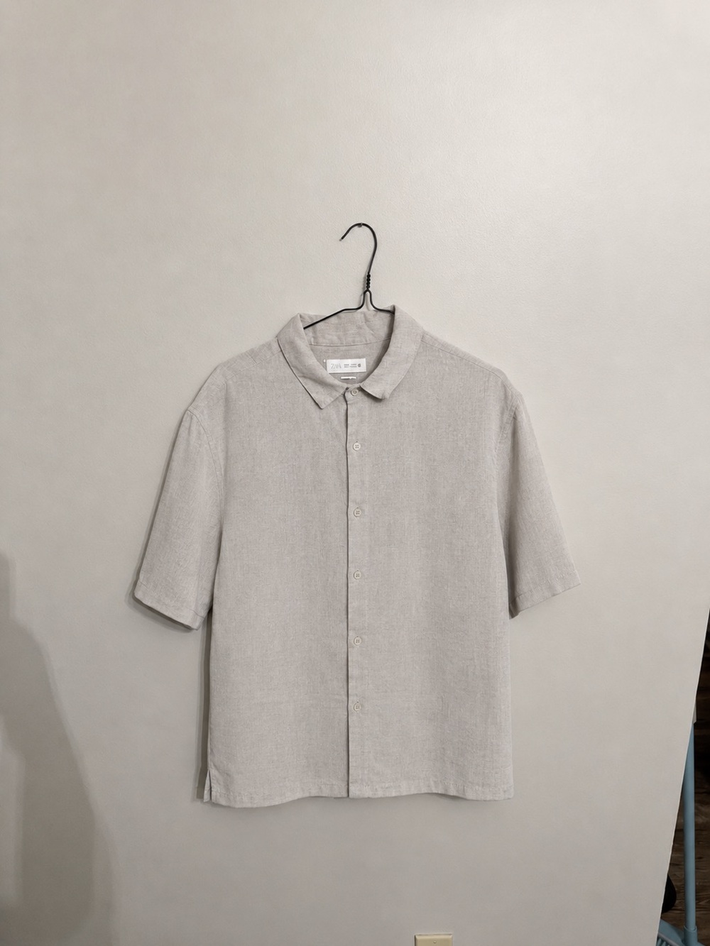 Zara Linen button down shirt